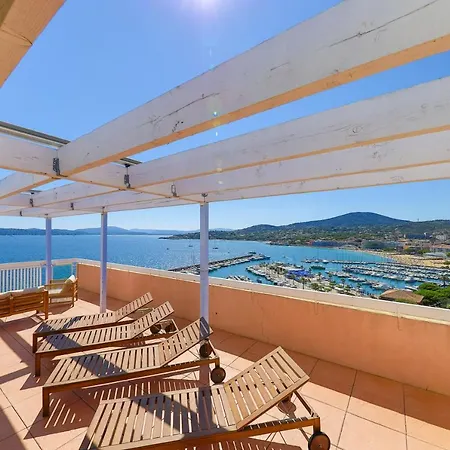 شقة Luxurious Penthouse With Panoramic View St Tropez